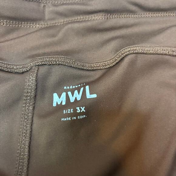 Madewell MWL Plus 3X Flex Joggers Cocoa Brown Lounge Pants Athleisure - Picture 6 of 7